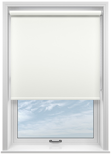 Palermo (Blackout), White - Twist&Fit Roller Blind